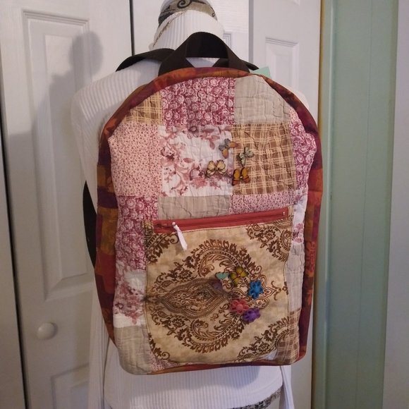 jeaniemade scrapbags Handbags - 923 jeanieamde Patchwork Quilted Back Pack Purse